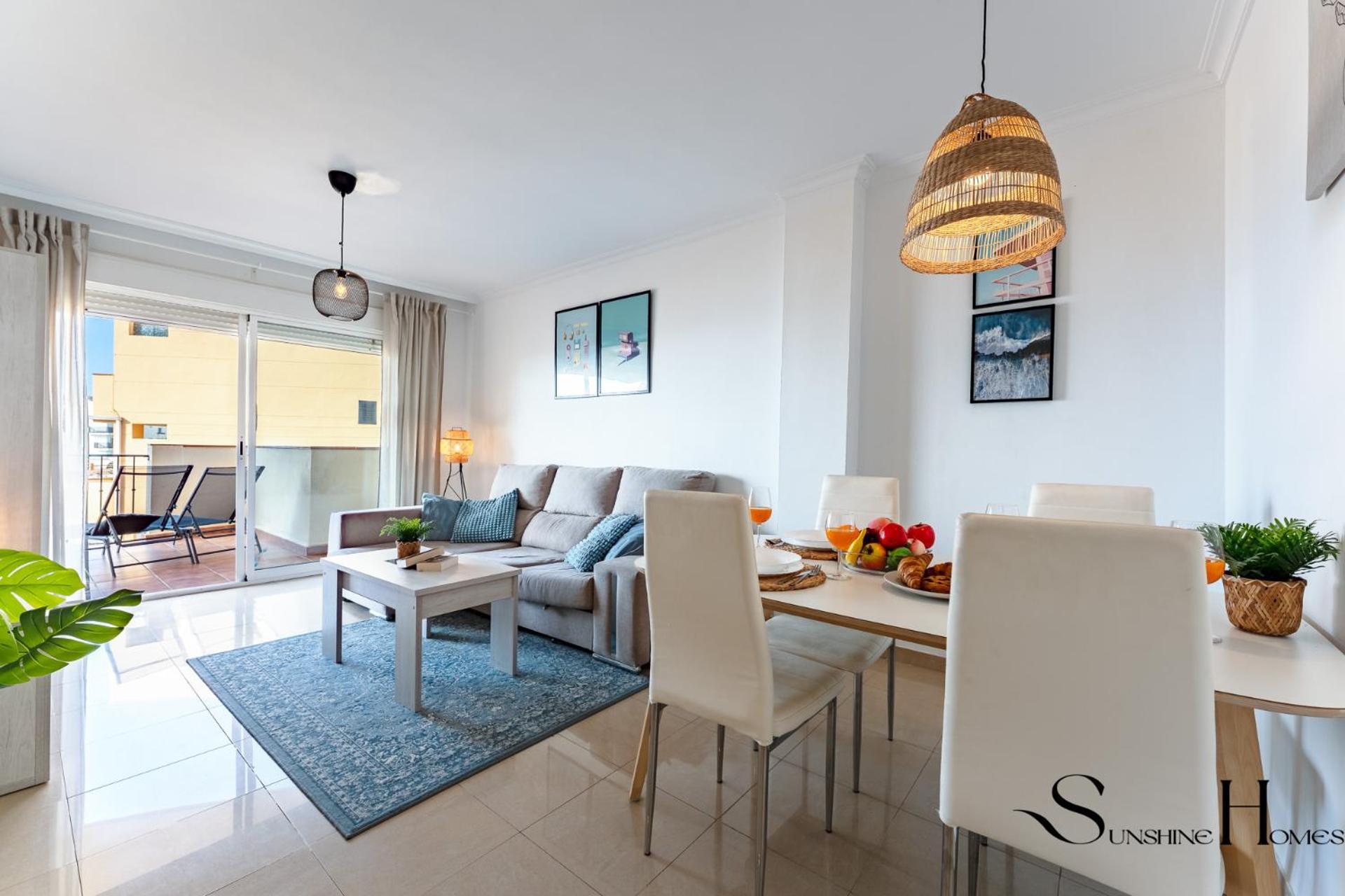 Beachside Retreat With Private Terrace Benalmádena Eksteriør billede